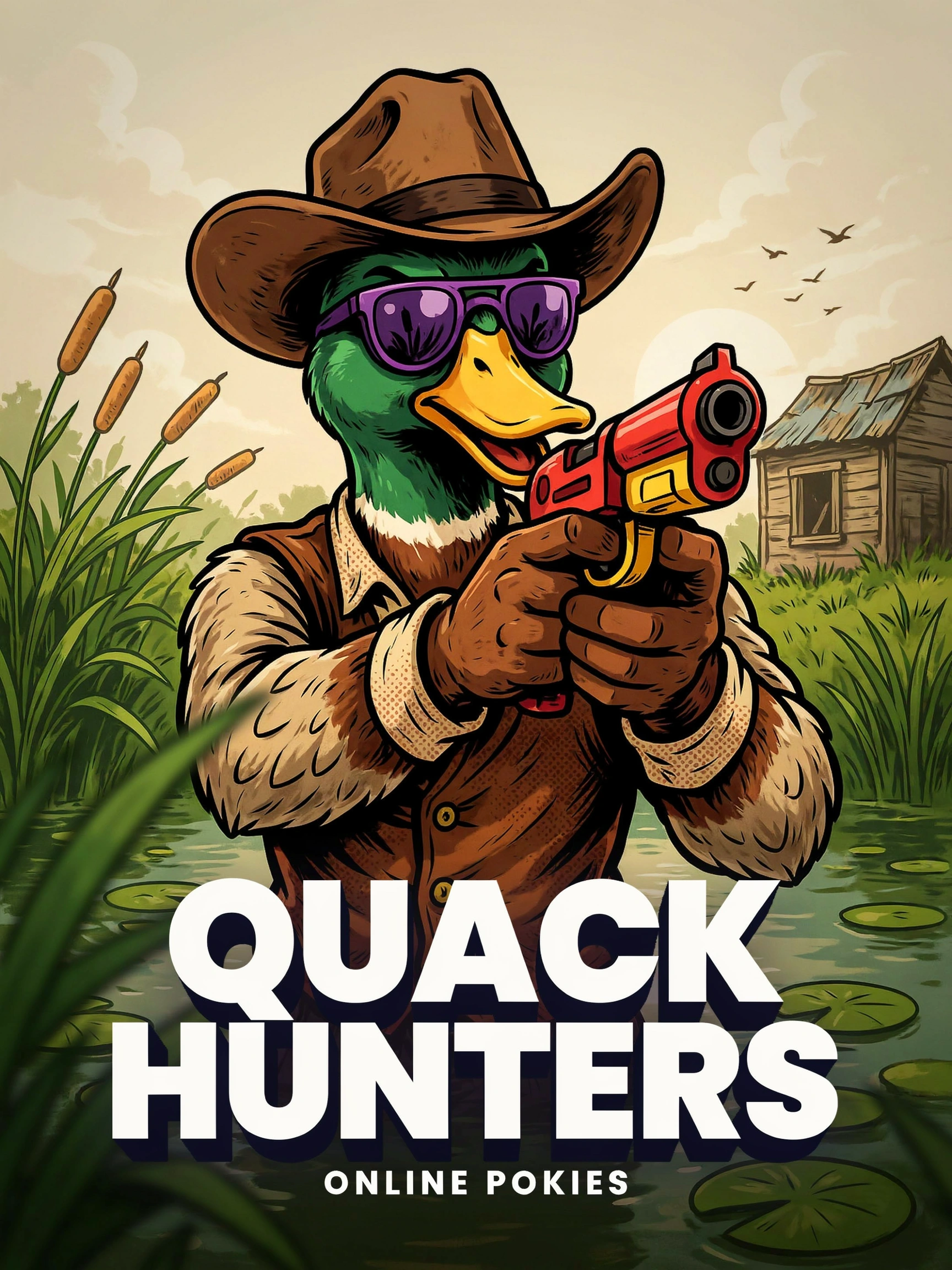 Game art for the Duck Hunters pokie