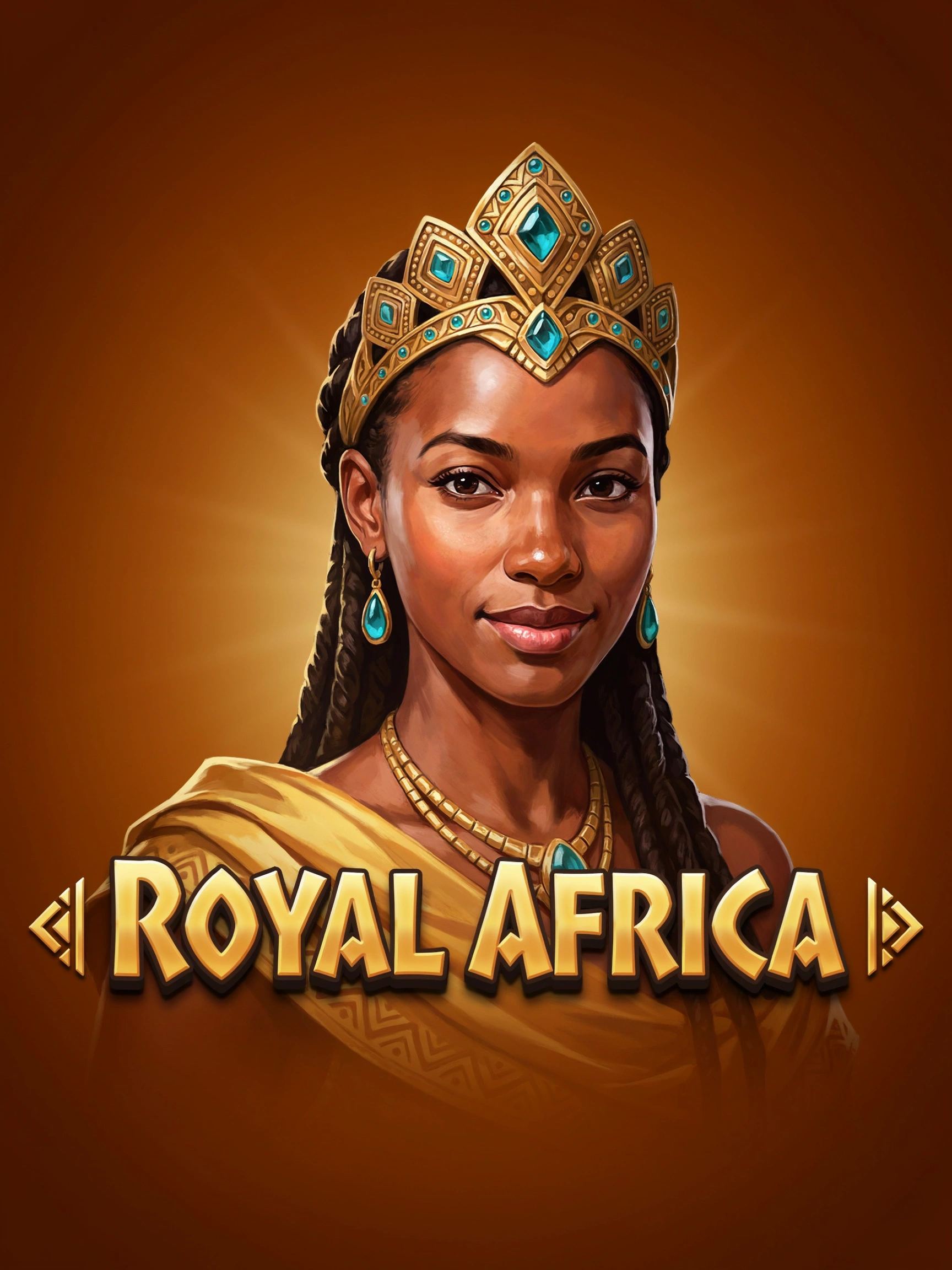 Title art for the Royal Africa online pokie