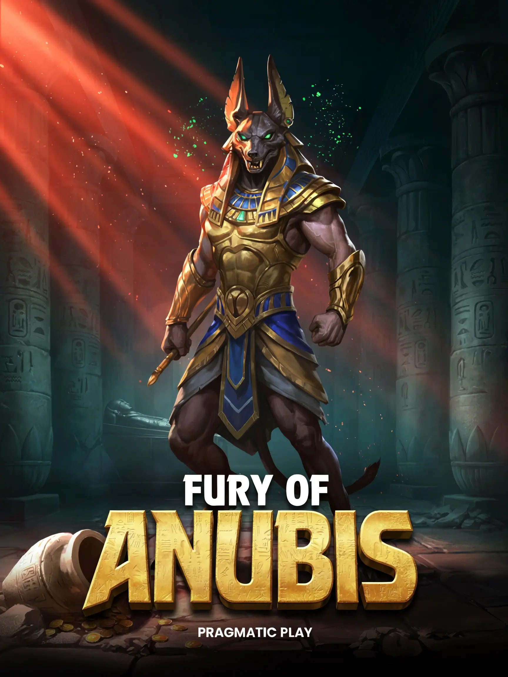 Fury of Anubis pokie game artwork