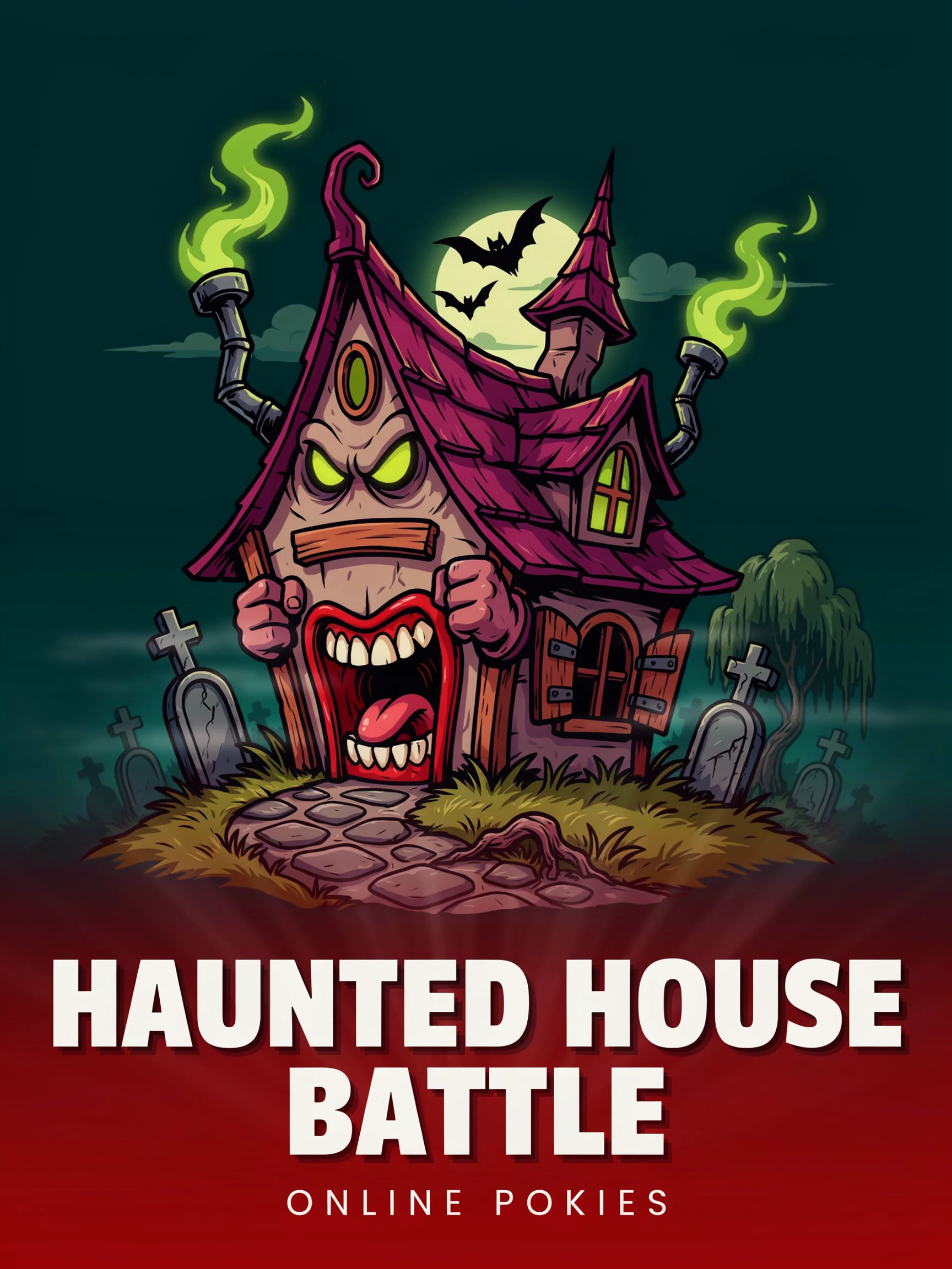 Cover tile for the Haunted Duels pokie